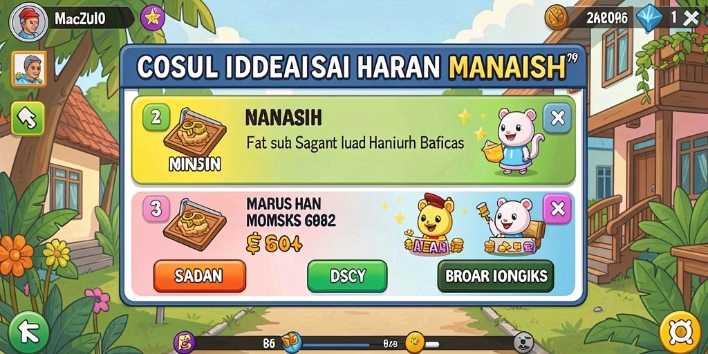 Berbagai level dan karakter unik untuk dimainkan.