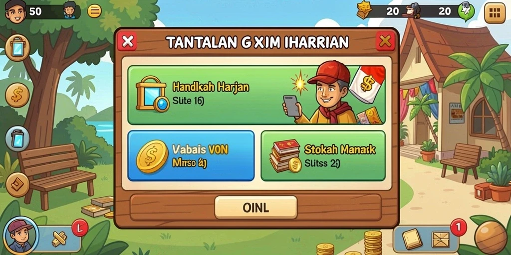 Penghargaan menarik untuk setiap pencapaian pemain.