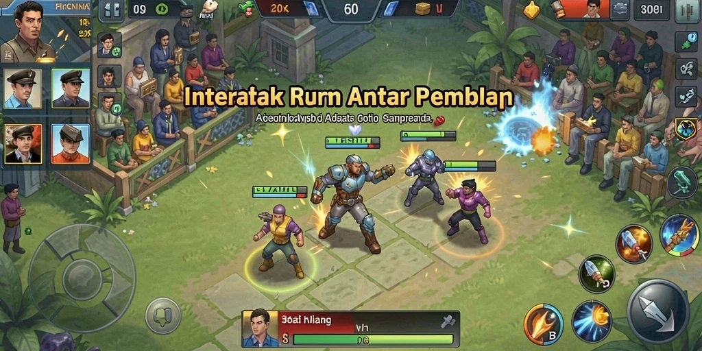 Karakter unik yang menambah keseruan game.