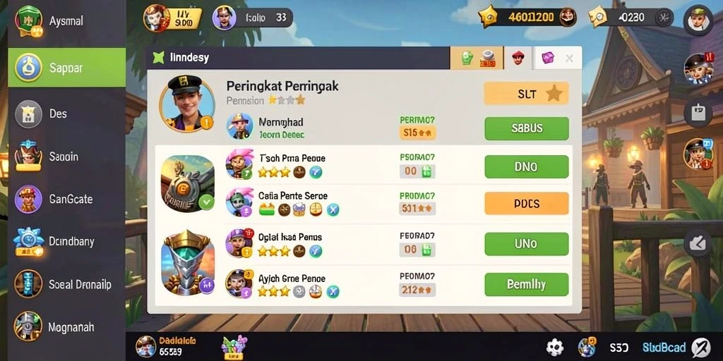 Grafis yang memukau dan penuh warna.