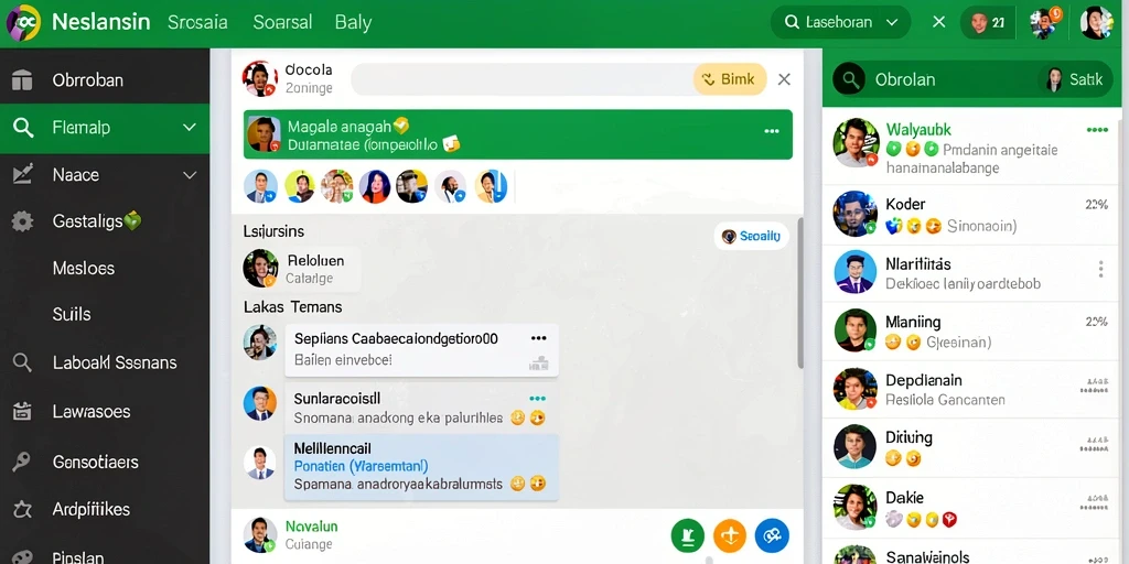 Fitur interaksi sosial yang menarik bagi pemain.